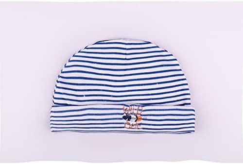 MAMIMAKA Baby Hat and Mittens Set Newborn Baby Hats Caps - Image 2