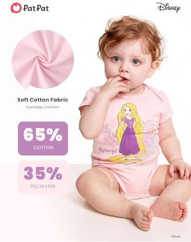 Disney Stitch Princess Marvel Spiderman Mickey and Friends Baby Girls Clothes - Image 4