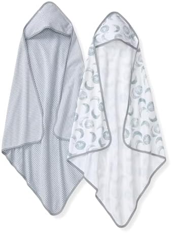 Burt's Bees Baby Infant Hooded Towels, Unisex Bath Essentials, measures 29" x by BurtsBeesBaby