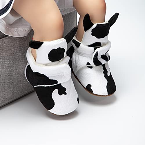 HsdsBebe Unisex Newborn Baby Cotton Booties Non-Slip Sole - Image 2