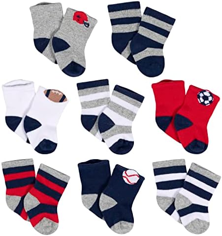 Gerber baby-girls 8-pair Wiggle Proof SockCasual Sock by Gerber