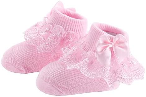 PrinceSasa Little Baby Girl Princess Lace Ruffles Socks Set - Image 4