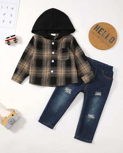 XUANHAO Baby Boy Clothes Toddler Outfits Hoodie Jeans Clothing 12 Months-5T - Image 2