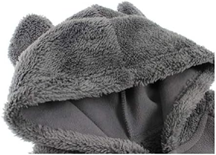 Toddler Winter Coats Baby Boys Girls Fuzzy Sherpa Fleece Jackets - Image 3
