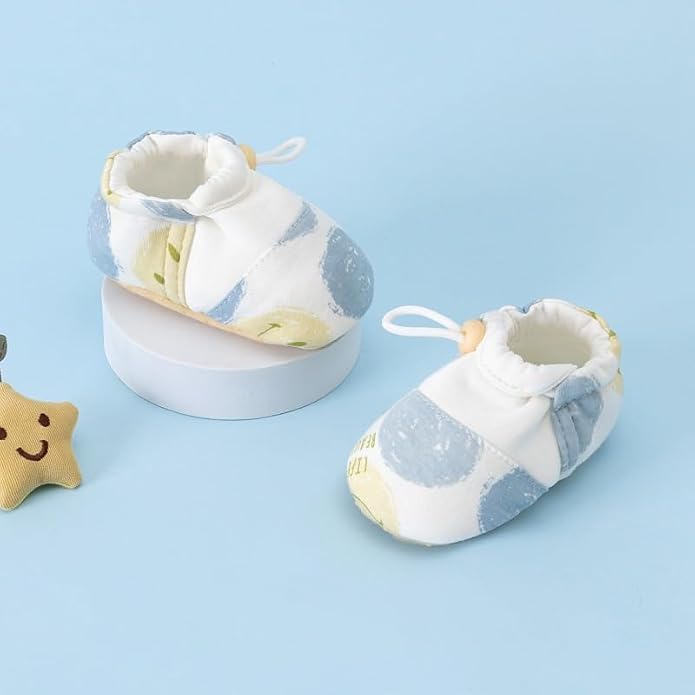 Baby Booties Toddler Cozy First Walking Boots Stay-on Soft Cozy Cotton Non-Slip - Image 6