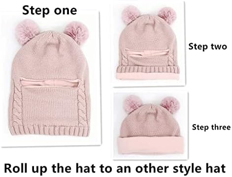 Baby Winter Hat Scarf Set, Unisex Infant Toddler Kids Hat Scarf - Image 4