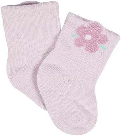 Gerber baby-girls 8-pair Wiggle Proof SockCasual Sock - Image 3