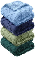 VitalCozy 4 Pcs Fleece Baby Blankets 3D Plush Soft Newborn, Warm Receiving by VitalCozy