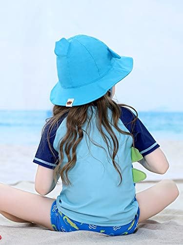 Azue Cute Baby Sun Hat, Wide-Brim Toddler Bucket Hats - Image 7