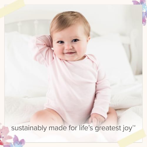 Burt's Bees Baby Unisex Bodysuits, Short Sleeve Organic Sleepwear - Image 9