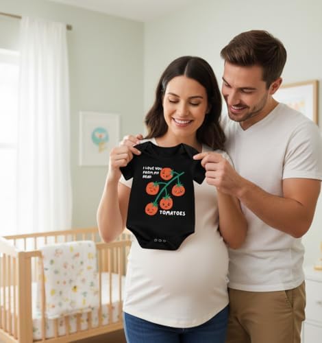 hrcfbk Infant Baby Boys Girls Bodysuit Newborn Short Sleeve Funny Letters Print - Image 4