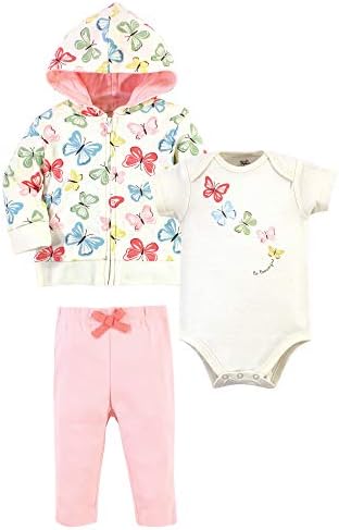 Touched by Nature Baby Organic Cotton Hoodie, Bodysuit Or Tee Top, and Pant - Image 2