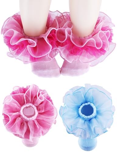 PrinceSasa Little Baby Girl Princess Lace Ruffles Socks Set by PrinceSasa