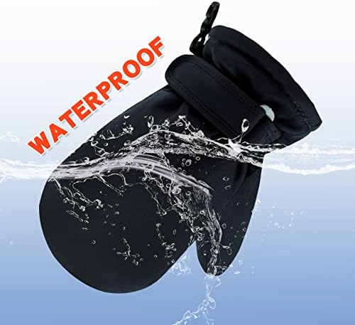 BAVST Toddler Waterproof Mittens Fleece Lined Baby Boys Girls Winter Warm Glove - Image 3