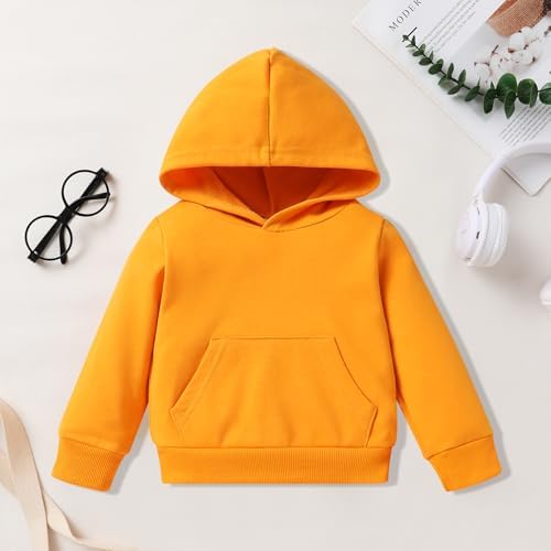 YOUNGER TREE Baby Clothes for Girls Boy Solid Color Hoodie and Sweatpants - Image 4