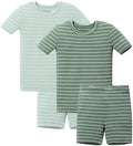AVAUMA Stripe Pattern Baby Boys Girls Pajama Set Kids Toddler Snug fit Ribbed by AVAUMA
