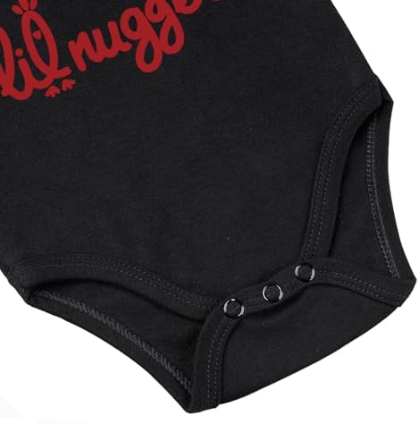 Little Nugget Bodysuit Baby Funny Lil Nugget Baby Bodysuit Chicken Bodysuits - Image 6