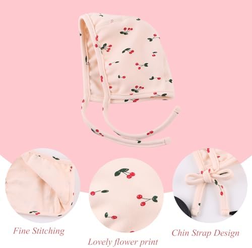 Yuoahcn Newborn Hats for Baby Girls Boys Cotton Beanie Soft Infant Hat - Image 5