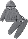Happy Town Baby Fall Outfits for Girl Boy Long Sleeve Hoodie Top and Long by HappyTown