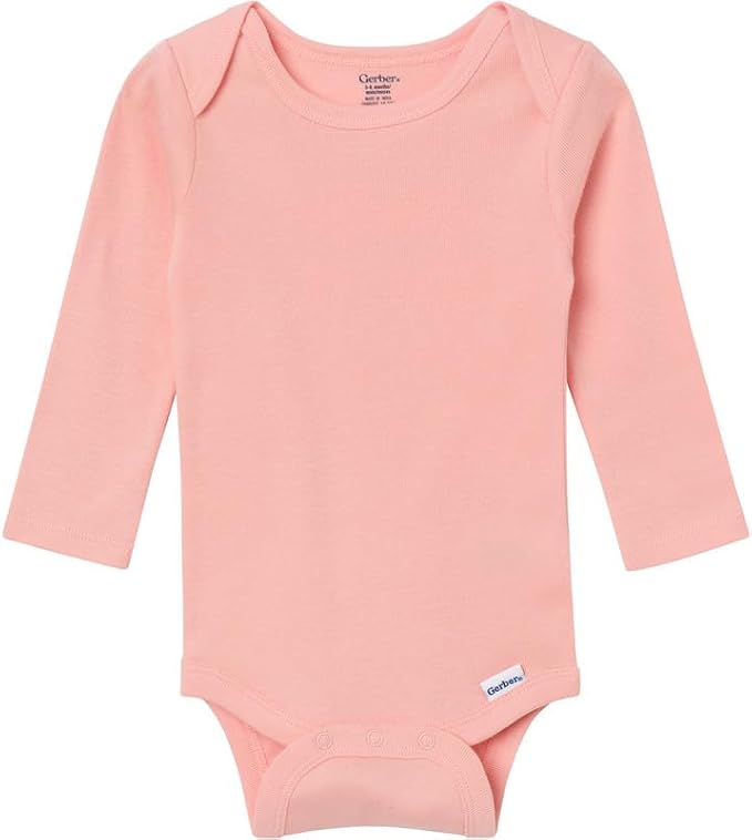 Gerber Baby 6 Pack Long-sleeve Onesies Bodysuit - Image 7
