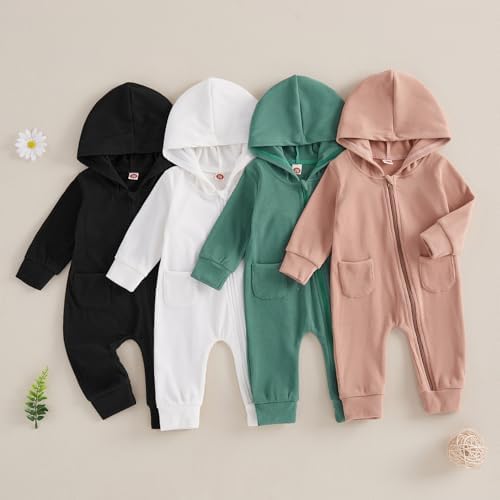Fall Baby Clothes Newborn Boy Girl Hoodie Romper Long Sleeve Jumpsuit Winter - Image 7