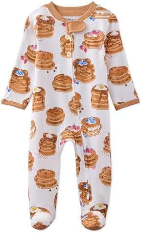 Butterblu Scout Sleep & Play 100% Organic Cotton Footed Zip Front PJs | GOTS by Butterblu