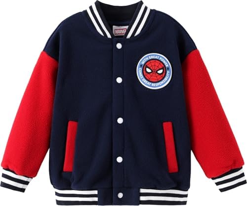 Disney Bomber Jacket Spider Man Marvel Toy Story Cars Varsity Cardigan2-13Y - Image 3