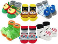 Bowbear Adorable Baby 6 Pair Non-Skid Bootie Socks by Bowbear