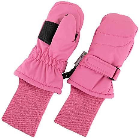 Waterproof Kids Mittens Gloves, 100G 3M Thinsulate Baby Toddler Winter Snow by ZeldaMatilda