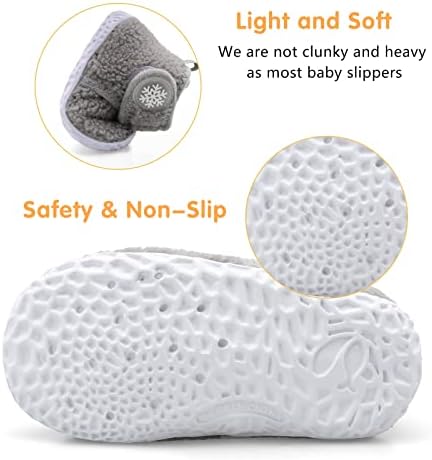 FEETCITY Baby Booties Girls Boys Infant Slippers First Walkers Shoes Warm Socks - Image 5