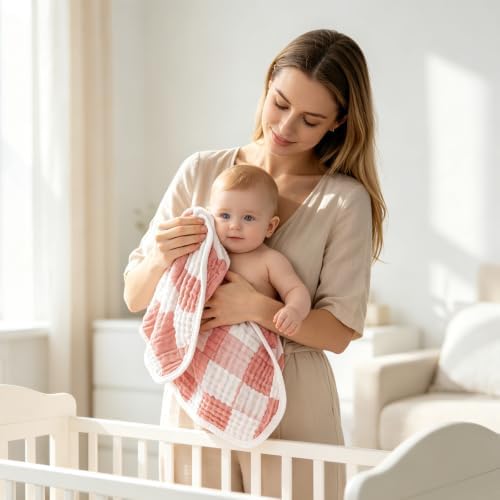 Muslin Burp Cloths 20"x10" Baby Burp Cloths 5-Pack - Image 7