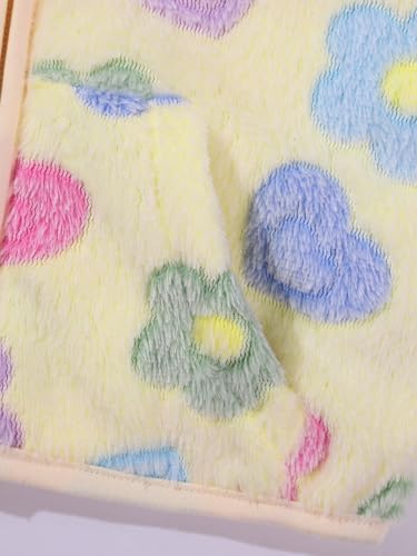 Toddler Baby Girl Fleece Jackets Fall Clothes Hooded Zip Fuzzy Coats - Image 6