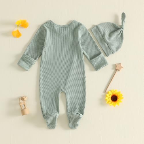 Kuriozud Newborn Baby Boy Going Home Outfit Kimono Romper - Image 5