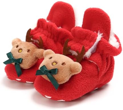 Baby Booties Cozy Fleece Slippers Soft Baby Shoes - Image 5