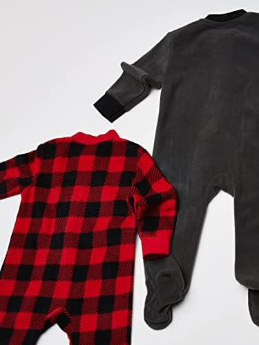 Hudson Baby Unisex Baby Fleece Sleep and Play - Image 2