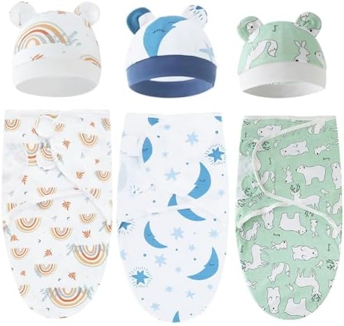 3 Sets Baby Swaddle Sleep Sack by EUBUY