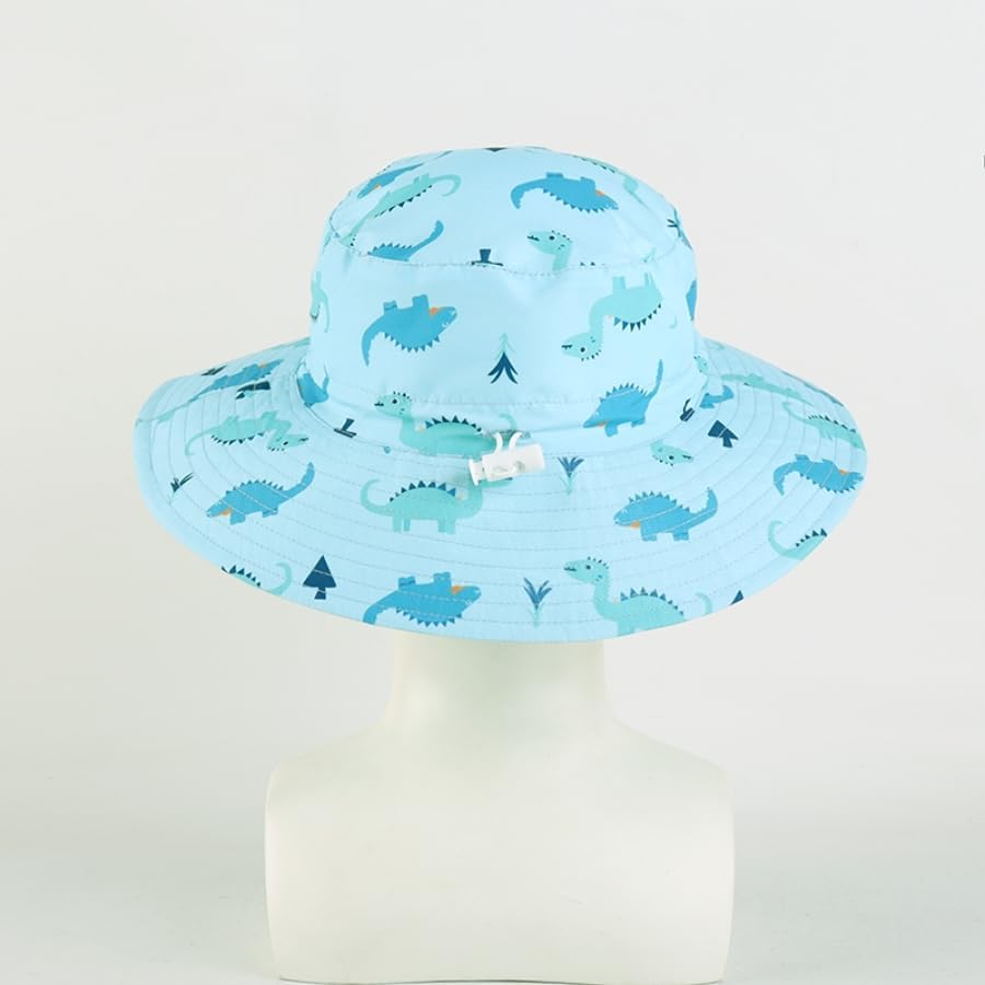 LANGZHEN Sun Protection Hat for Kids Toddler Boys Girls Wide Brim Summer - Image 4