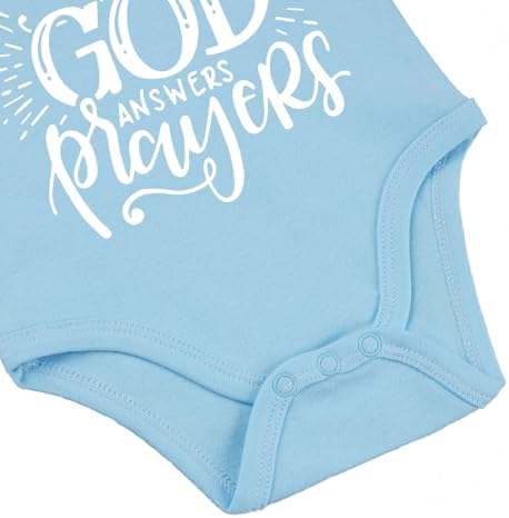 listery I'M Proof That God Answers Prayers Baby Bodysuit Baby Religious Infant - Image 6
