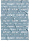 Personalized Baby Swaddle, Baby Name Sign by HickoryHollowDesigns