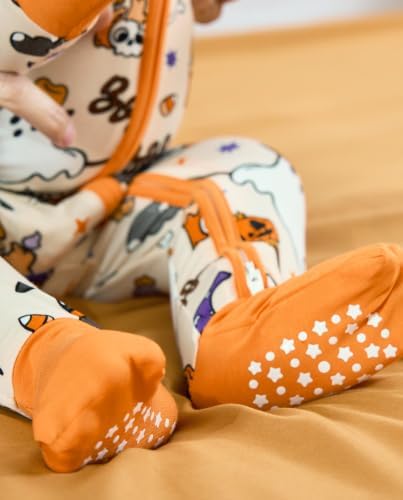 babee Reshinee Bamboo Viscose Baby Footie Pajama, Zipper Sleeper Boys Girls - Image 7