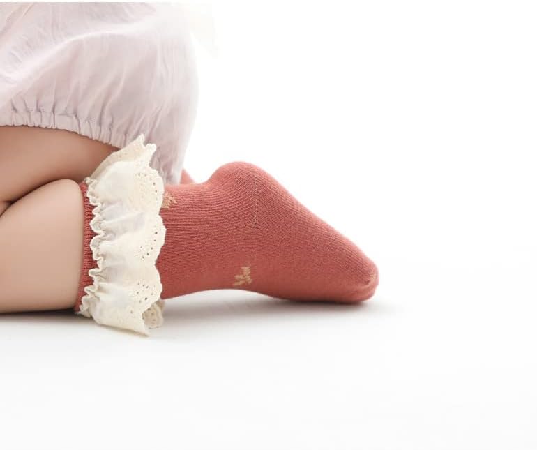 Newborn Baby-girls Socks and Bow Infant Toddler Ankle Socks - Image 6