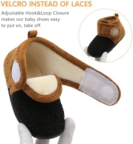 FEETCITY Baby Booties Girls Boys Infant Slippers First Walkers Shoes Warm Socks - Image 4
