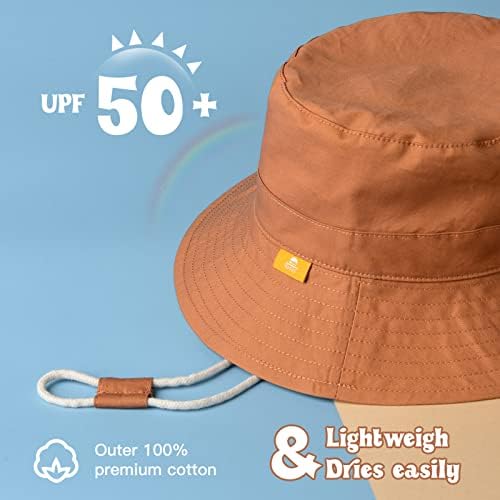 Baby Sun Hat for Boy Girl Toddler Summer Bucket Hat Kids Sun Protection Beach - Image 2