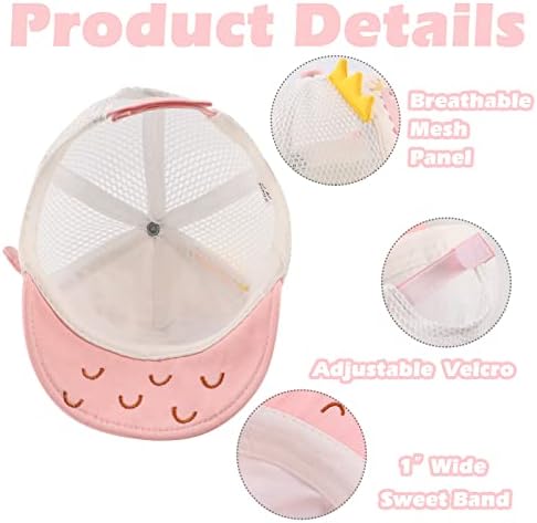 JANGANNSA Baby Duck Cap Infant Kids Sun Hat Bear Cute Cartoon Caps Spring Summer - Image 5