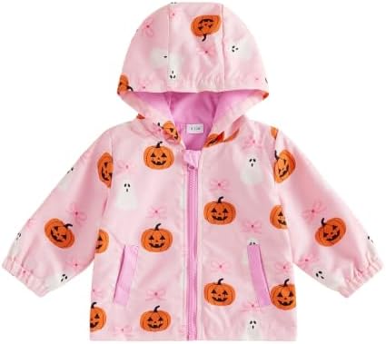 Toddler Baby Girl Windbreaker Jacket Zip Up Hoodie Long Sleeve Sweatshirt by Emmababy