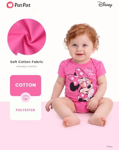 Disney Stitch Princess Marvel Spiderman Mickey and Friends Baby Girls Clothes - Image 4
