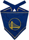 Pets First NBA Golden State Warriors TIE Bandana, Size Large/X-Large. Dog by PETSFIRST