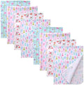 Cotton Flannel Receiving Blankets Baby 8 Pcs, Baby Swaddle Blankets, Infant by Unknown
