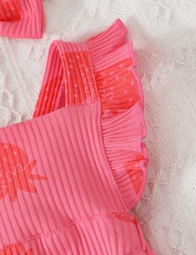 Fullfamous Baby Girl Ruffled Jumpsuit and Headband Set - Image 4
