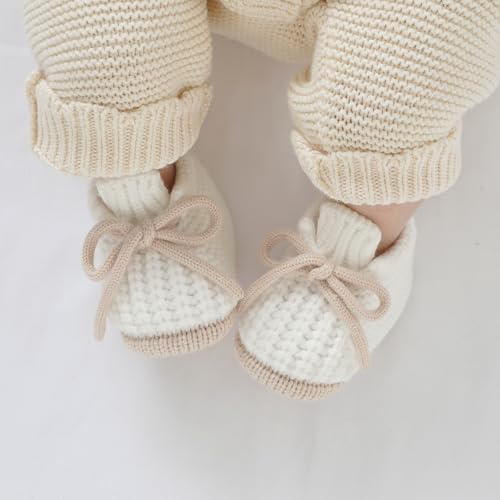 LAWKUL Baby Booties Knit Newborn Shoes - Image 4